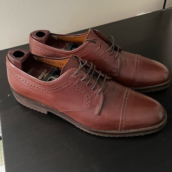 Salvatore Ferragamo Men\'s Rich Brown Oxfords main image 4